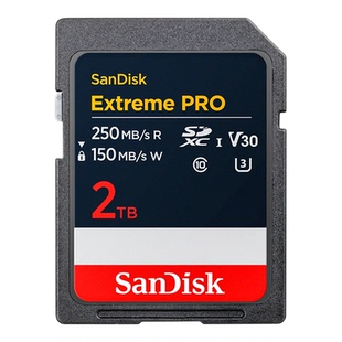 闪迪sd卡1tb/2tb 大容量高速内存卡佳能尼康索尼微单反相机存储卡