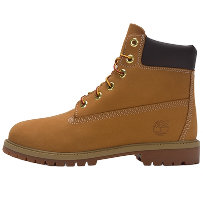 Timberland添柏岚大黄靴女鞋高帮靴青少年户外踢不烂马丁靴12909