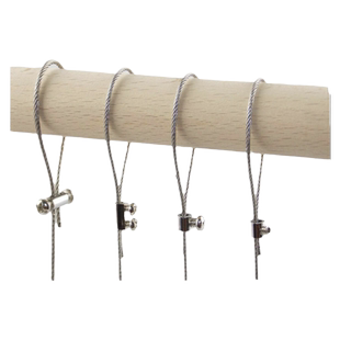 螺丝1mm锁紧器钢丝绳卡扣锁线器3mm广告牌吊灯灯具便捷固定绳吊线