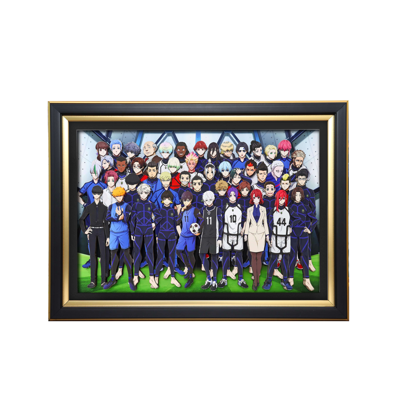 蓝色监狱立体画全家福蓝锁