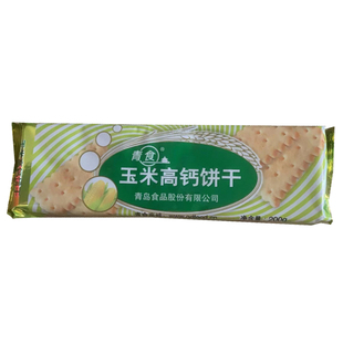 青食蛋白营养 玉米高钙 不加蔗糖钙奶饼干 咸味四种搭配选择200g