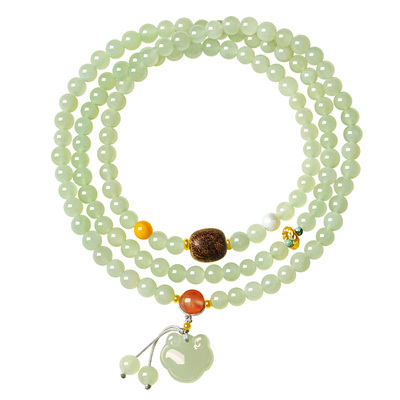 宫里上新天然玉石和田玉多圈手串