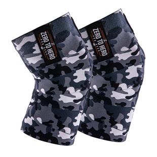 zerotohero健身训练迷彩捆绑式专业深蹲护膝跑步户外运动篮球护具