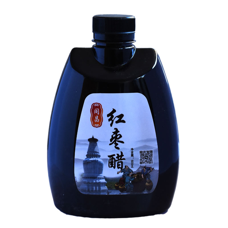 同昌手工醋红枣醋山楂醋酿造食醋五台山风味醋直接喝礼盒500ml瓶