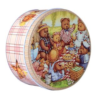 空铁盒曲奇饼干盒铁罐新年糖果瓜子包装盒礼品婚礼马口铁盒小号