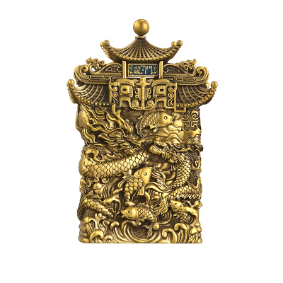 zippo打火机重甲鱼跃龙门
