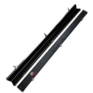 奥秘4分之3杆盒台球杆三槽通杆3/4铝合金高级绒布一体双槽杆盒