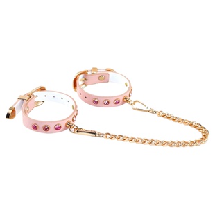 Puppy space小狗空间 粉色钻石手环puppy情侣道具原创设计