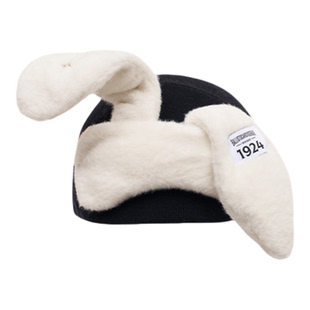 BCG小兔外盔帽单双板专业滑雪可爱头盔帽套护脸保暖针织冬季新款