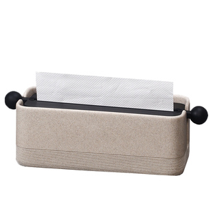 免打孔台面擦手纸盒抽取式台式厨房抽纸盒家用抹手纸巾盒立式桌面