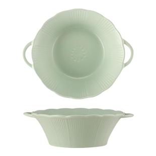 可爱奶油哑光陶瓷南瓜浮雕碗大容量泡拉面碗创意防烫双耳排骨汤碗