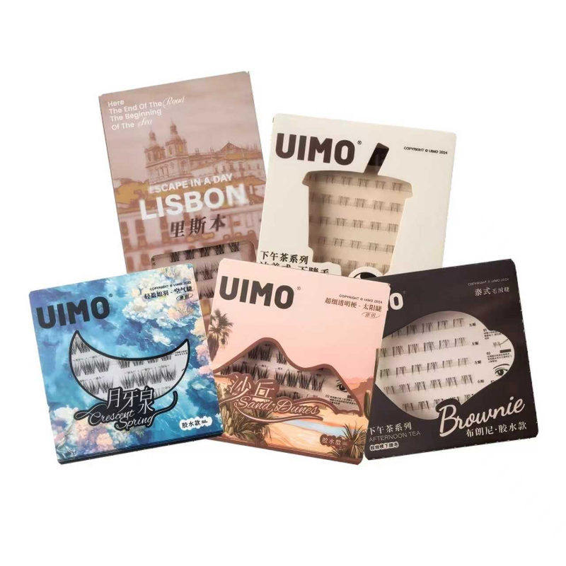 UIMO免胶假睫毛里斯本月牙泉2026热卖胶水款眼睫毛