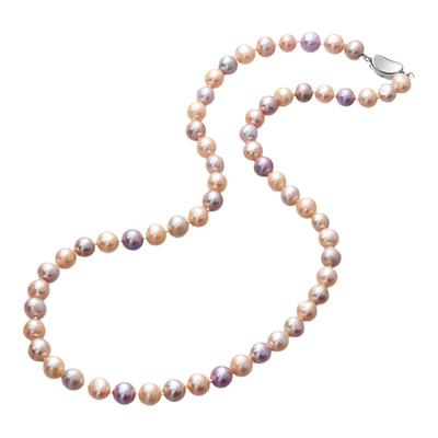 美奈混彩珍珠项链多巴胺色项链