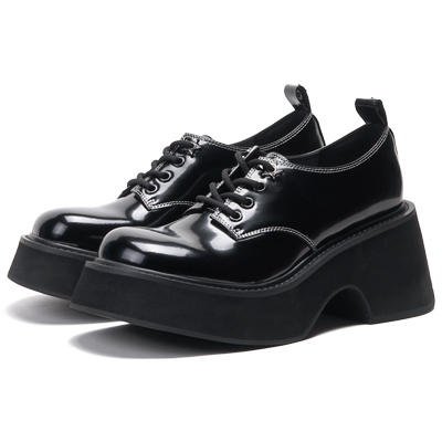 littlegood英伦风甜酷百搭德比鞋