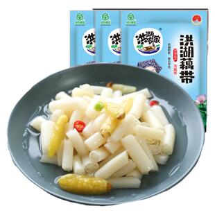 华贵洪湖泡藕带400g酸辣泡椒莲藕尖即食开味下饭泡菜藕节湖北特产