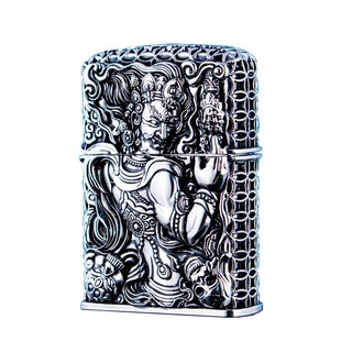 ZORRO佐罗煤油打火机盔甲不动明王镂空浮雕砂轮式打火机男士送礼