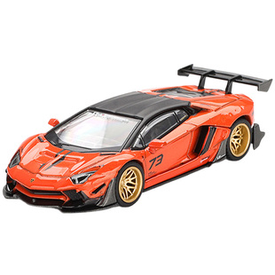 MINIGT 1:64 兰博基尼LBWK谢尔比丰田速霸蓝旗亚日产GTR合金车模