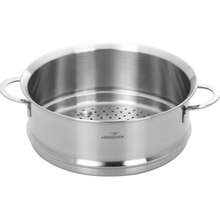 [家居大厨]蒸笼不锈钢家用双耳蒸屉蒸格26cm蒸架子笼屉蒸馒头蒸鱼