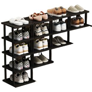 小窄鞋架出租房门口楼梯鞋柜阶梯多层省空间分隔层鞋子收纳置物架