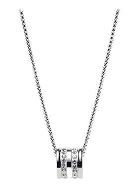 925纯银镶钻小蛮腰项链