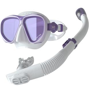 WaterTime近视潜水面罩浮潜三宝防雾潜水面镜防呛水呼吸管套装