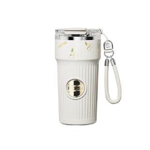 Pepsi/百事可乐保温杯咖啡杯316L不锈钢高颜值大容量吸管水杯