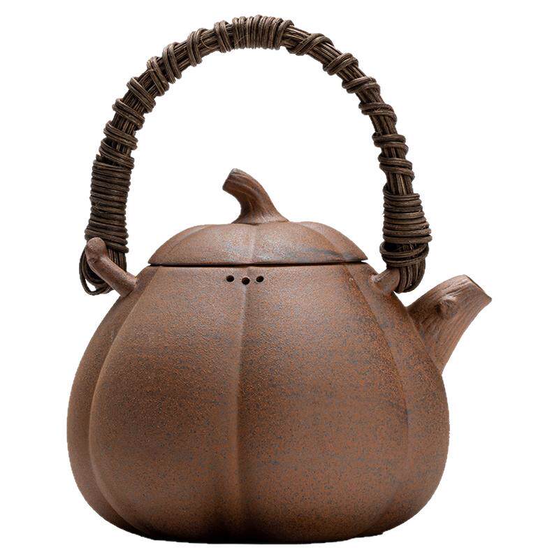 尚言坊严选围炉茶壶茶壶侧罐明火罐煮把器壶围炉煮茶煮碳陶茶壶
