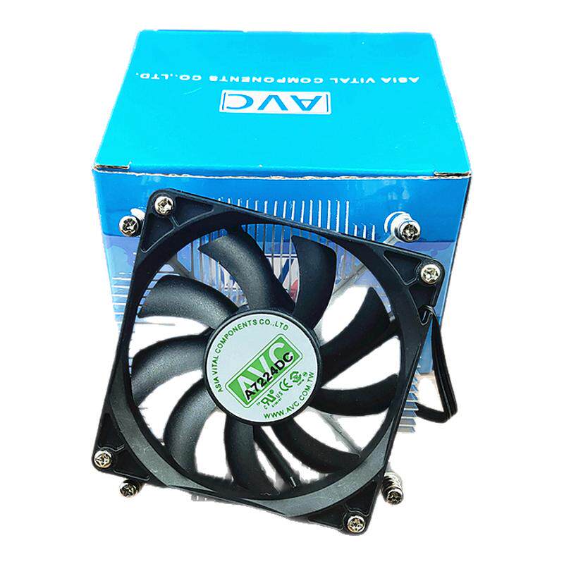 AVC铜芯超薄cpu1151/1150i3温控静音风扇1700一体机itxhTPC散热器