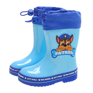 汪汪队儿童雨鞋男童宝宝高筒防滑女童雨靴小学生幼儿水鞋女款防水