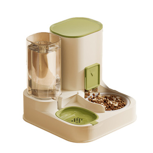 猫咪饮水器狗狗饮水机自动喂食饮水一体不插电流动喝水器猫咪双碗