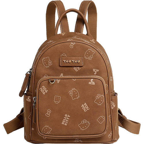 TOUTOUhellokitty凯蒂猫大容量双肩包哈喽kt通勤小背包可爱书包女