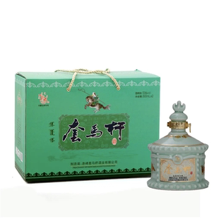 套马杆酒蒙古包瓷瓶清香型高粱白酒2瓶礼盒装内蒙古特产53度500ml