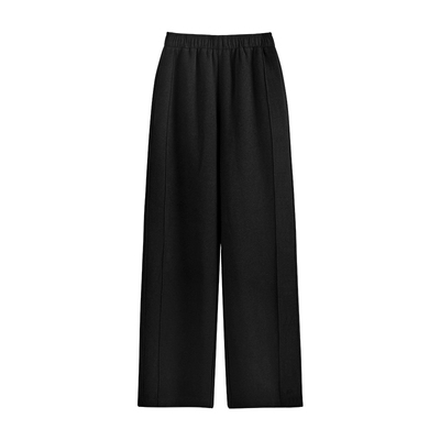 SEAWHEN窄版五星羊毛裤垂坠感