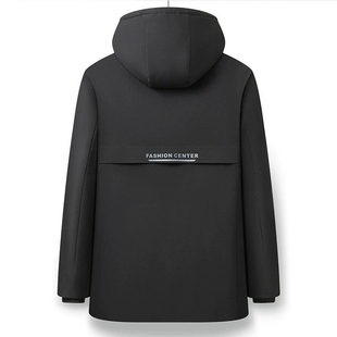 2024新派克服男士短款冬厚皮草外套水貂绒一体可拆卸内胆狐狸毛领