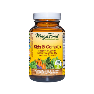 MegaFood学生儿童复合维生素B族综合多种vb族 b12 b6改善专注意力