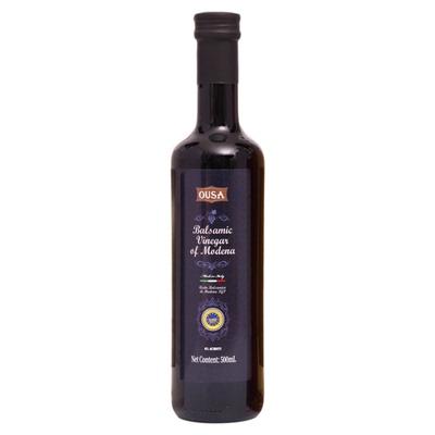 意大利进口欧萨摩德纳黑醋500ml*6瓶酿造食用醋拌沙拉蔬菜油醋汁