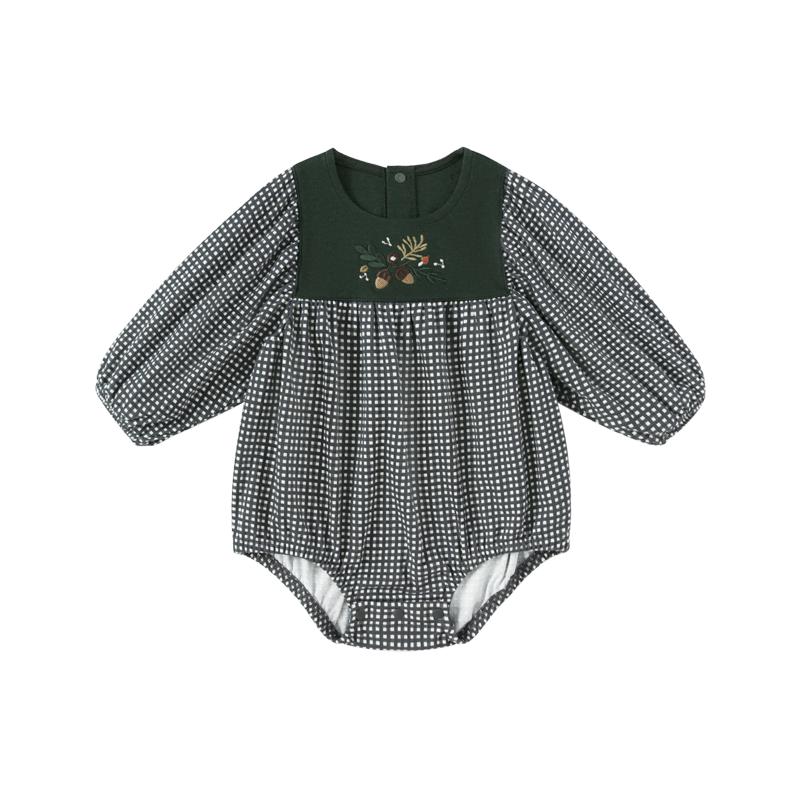 【冬季断码清仓】babylove婴儿保暖连体衣加厚衣服秋冬款宝宝套装