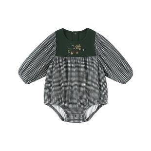 【冬季断码清仓】babylove婴儿保暖连体衣加厚衣服秋冬款宝宝套装