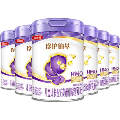 金领冠珍护铂萃4段750gx6罐奶粉