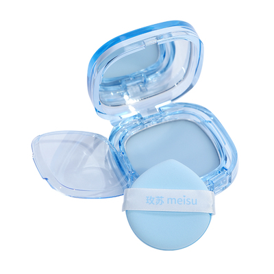 【直播推荐】玫苏定妆膏无粉感果冻控油防水轻透哑光雾面粉饼散粉