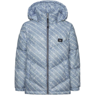 EVISU女士满地标语连帽羽绒外套2EAHTW4NJ4048FFSN