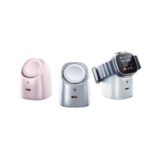 图拉斯大眼仔适用苹果手表充电器AppleWatch手机iwatch二合一iPhone17ProMax充电头45W快充Ultra3无线S11底座