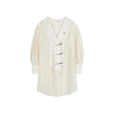 设计师新中式revan斜襟