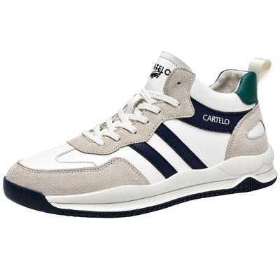 卡帝乐鳄鱼男鞋新款皮面阿甘运动鞋男冬季棉鞋鞋子百搭休闲鞋大码