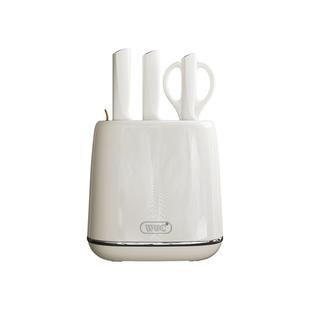 WUC刀具厨房套装组合菜刀家用全套切菜板砧板二合一不锈钢刀架