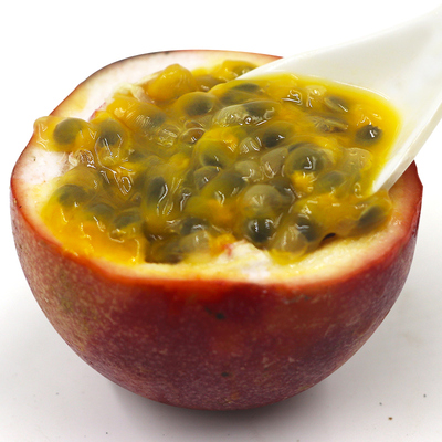 现摘酸爽奶茶店4斤新鲜百香果