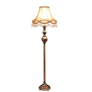 欧式落地灯地灯客厅复古美式风格立式灯遥控卧室床头台灯脚踩开关