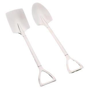 情侣吃西瓜专用勺神器 304不锈钢创意大号网红勺可爱 小铁锹勺子