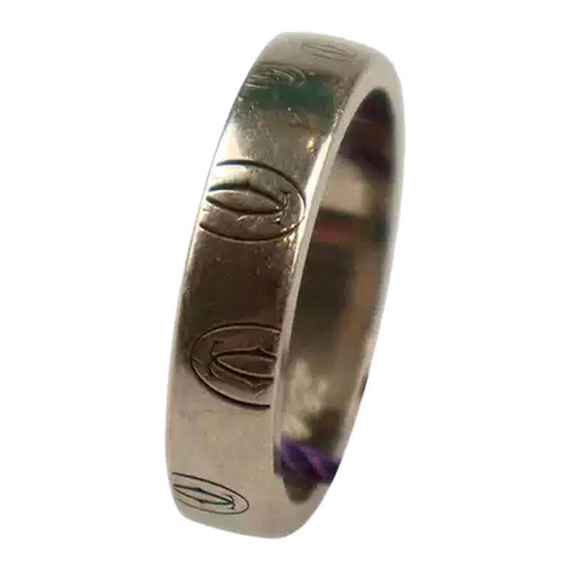 Cartier(卡地亚)白金戒指