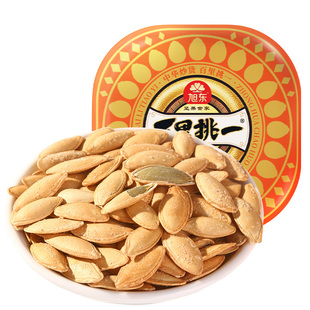 旭东百里挑一美人甲南瓜子椒盐原味铁罐年货礼盒休闲零食坚果炒货